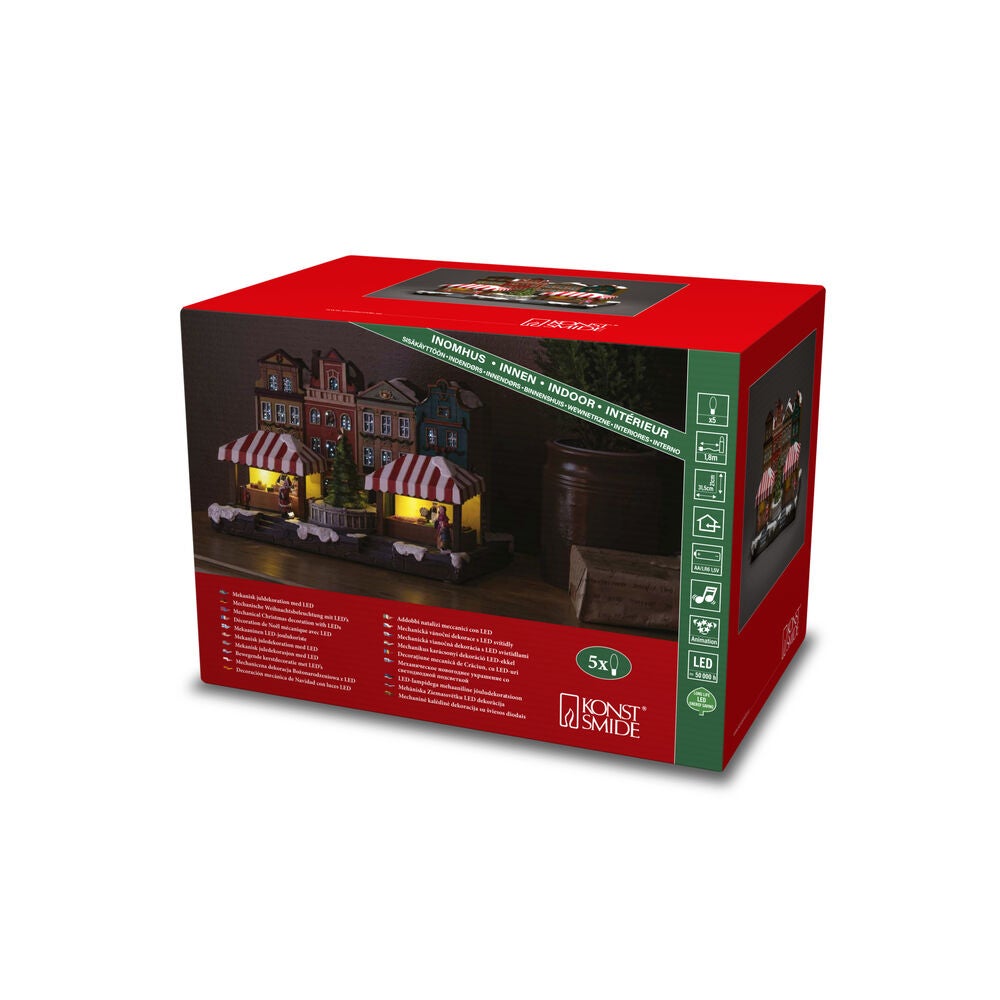 Fiberoptiskt hus 5 LED