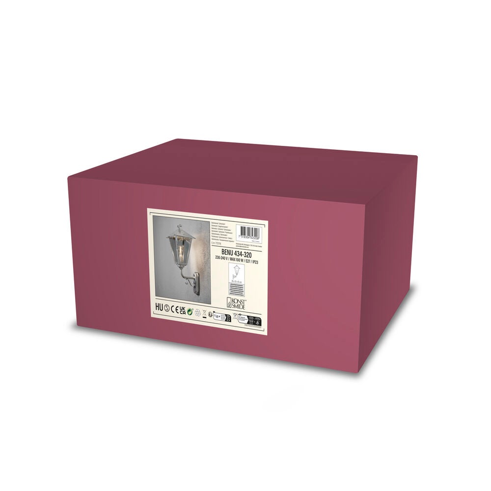 Benu Wall Light up galvanized