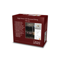 Infälld belysning 6W LED vit