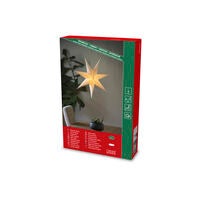 Pappersstjärna vit 60cm