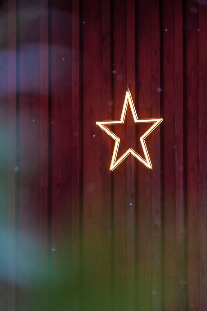 Deco. Christmas star LED outd.