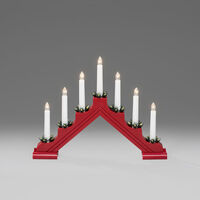Plastic candlestick 7 bulb