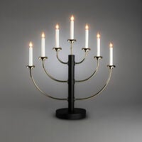 Metallleuchter, 7Lampen