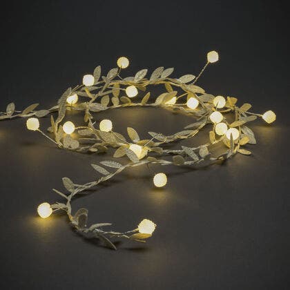 Slinga 20 guldlöv 20 LED