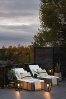 Bologna Bodenleuchte E27 schw