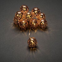 LED Dekolichterkette, kupferfa