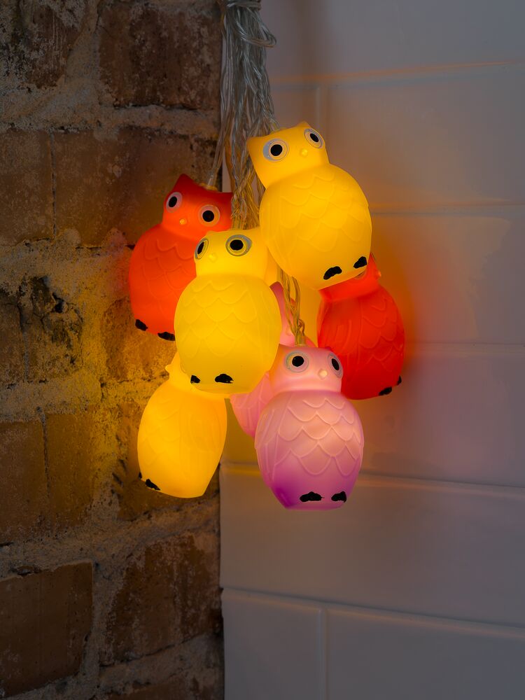 LED Dekolichterkette, bunte Eu
