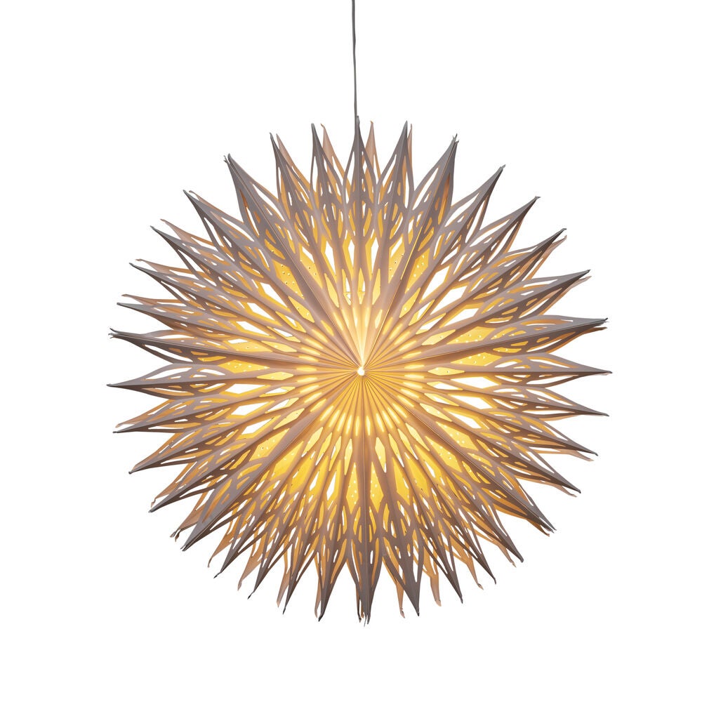 Papierstern, weiss, 78cm,Blume