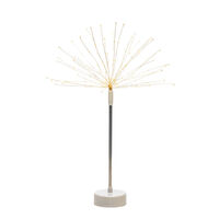 Stående metalldekoration vit