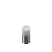 Vaxljus med silverfolie 15,5cm