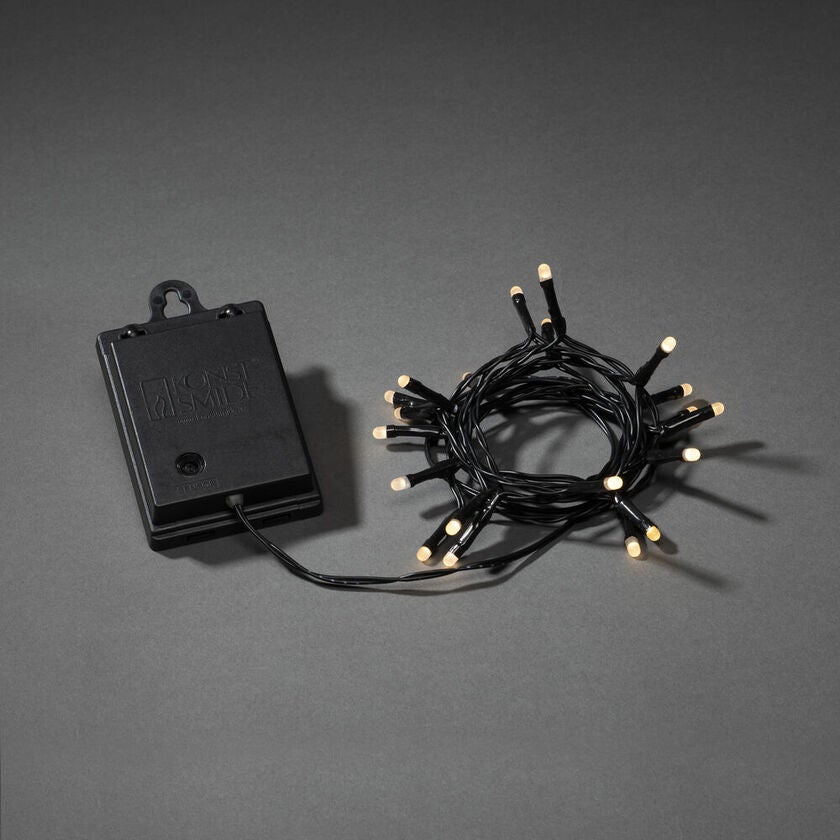 Slinga 20 varmvita LED frostad