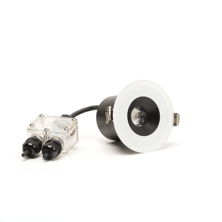 Recessed high power LED white