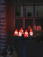 Acrylic Santa 5pcs/set 40 LED