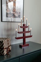 Candlestick red 7 bulbs