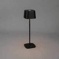 Capri table lamp usb black