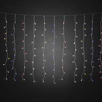 LED Lichtervorhang, mit bunten