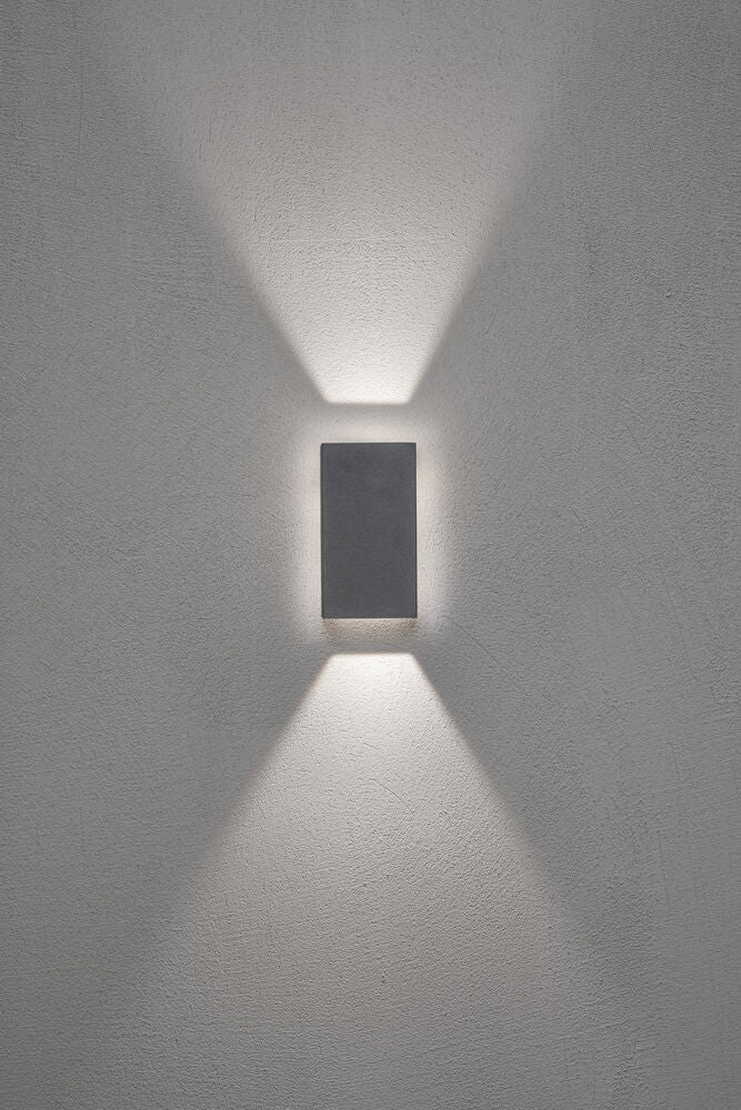 Cremona vägglykta LED m.grå