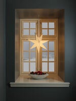 Pappersstjärna vit 60cm