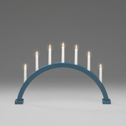 Elljusstake båge 7 lj petr.blå