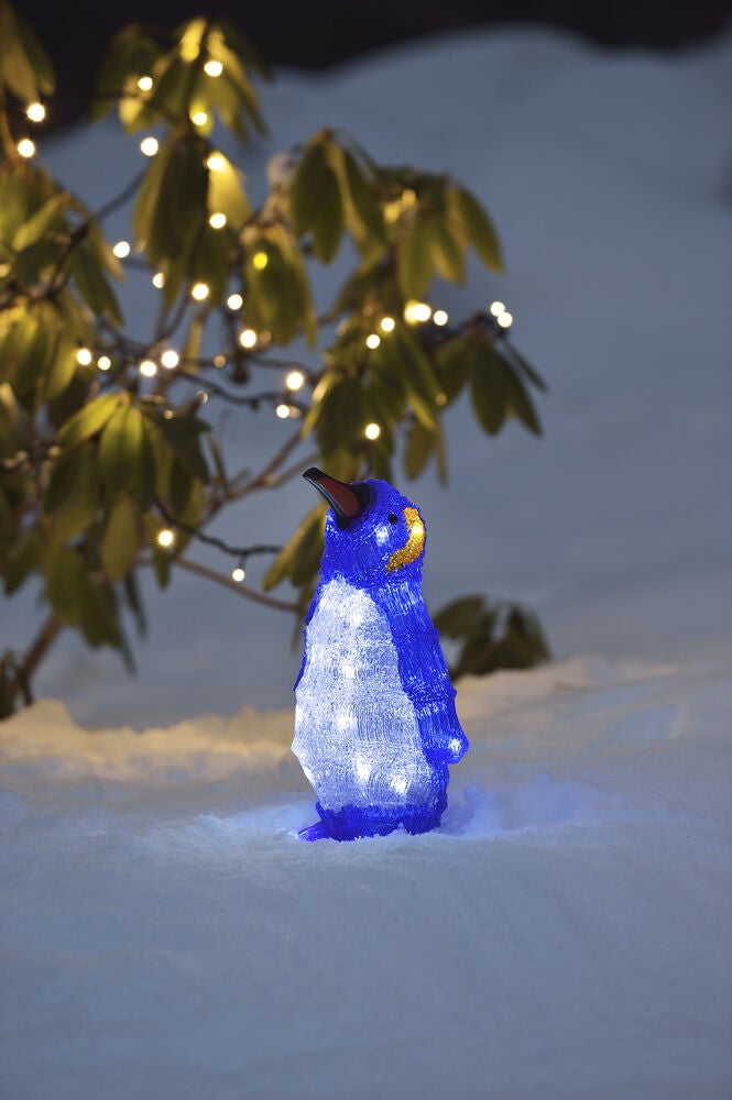 Acrylic Penguin, 30cm LED