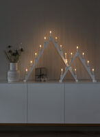 Candlestick 7 bulbs, Grey