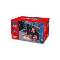 Snögubbar&Tomtar akryl 5st LED