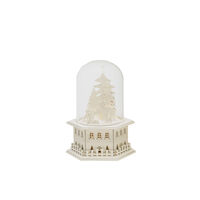 Siluett motiv 6 LED vit