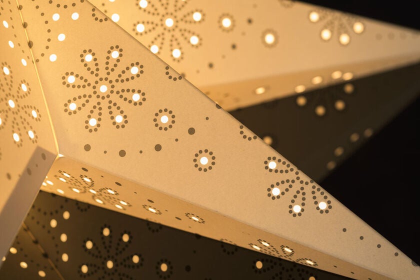 Paper star 7 points 52x67cm