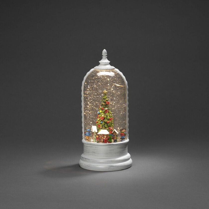Vattenfylld lykta julmarknad