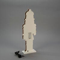 Nötknäppare brun LED batteri