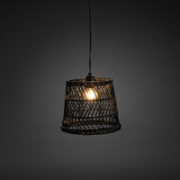 Large Lamp Shade Rattan 5pce