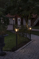 Carpi låg pollareE27 svart