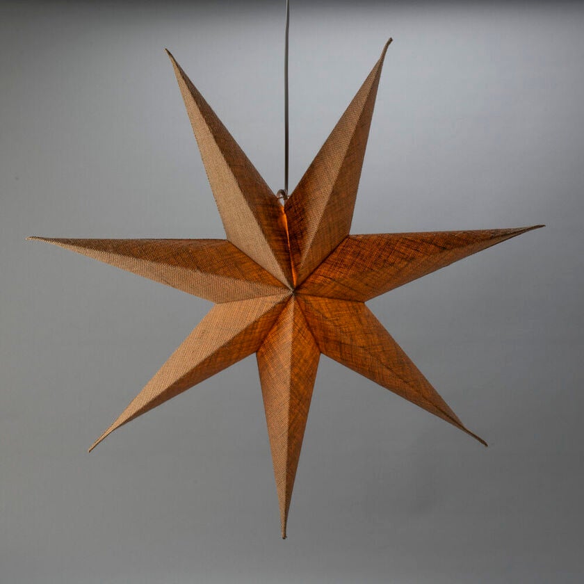 Pappersstjärna natur 78cm