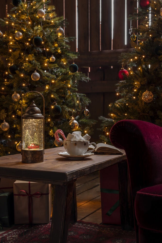 Wasserlaterne m.Weihnachtsbae,