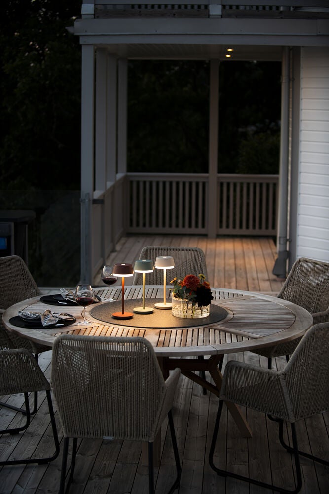 Lyon bordslampa usb Grön/grå