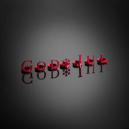 Dekorationsbokstäver God Jul