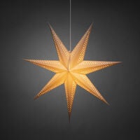 Pappersstjärna grå 78 cm