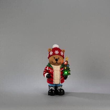 LED Teddybär, klein, mit 6h Ti