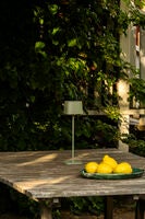 Capri table lamp USB teracotta