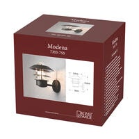 Modena Wall Light black paint