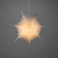 Pappersstjärna vit 60cm