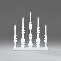 Candlestick glossy white