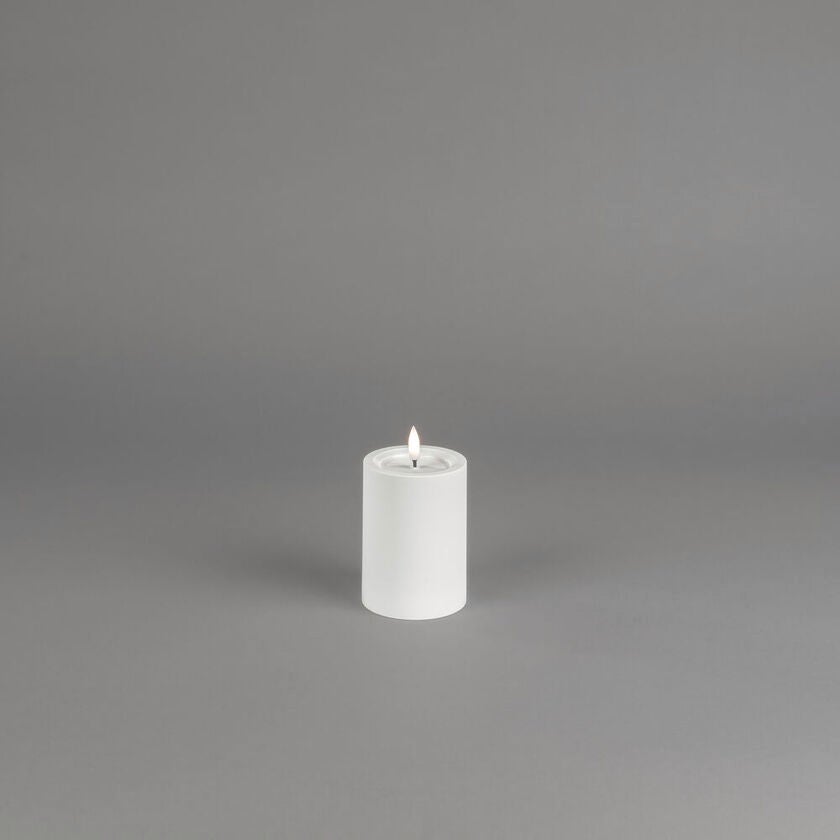 Blockljus LED vit 10cm