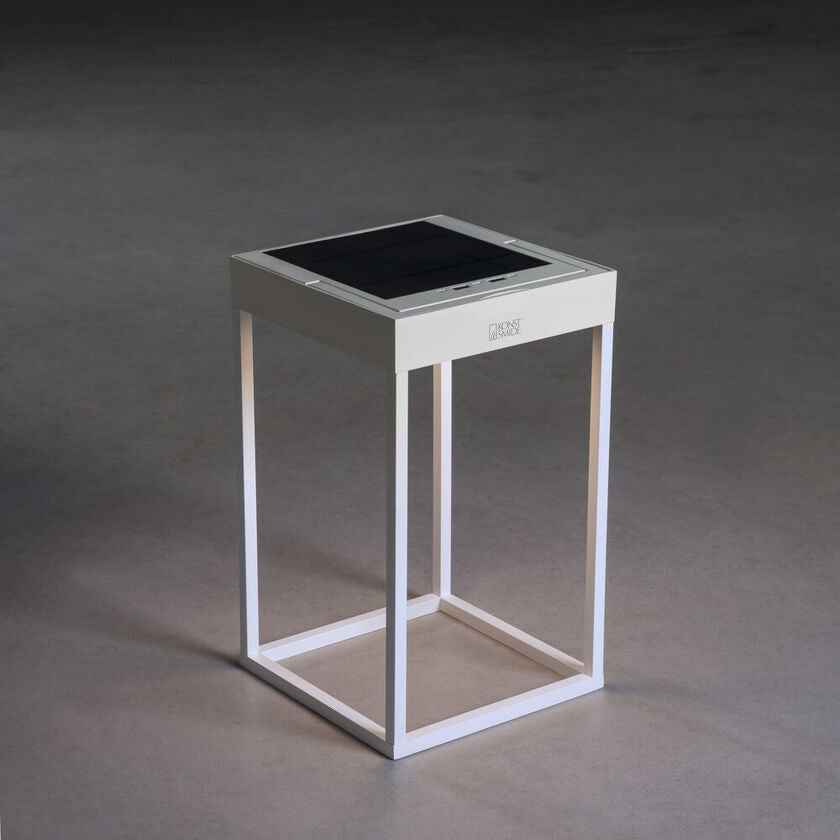 Portofino lanterna USB/sol vit