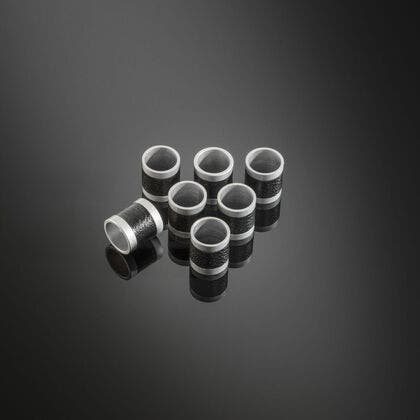 Dekorationshylsor silver