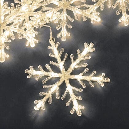 Light Set, 5 Snowflakes 60 LED