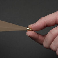 Pappersstjärna beige 78 cm