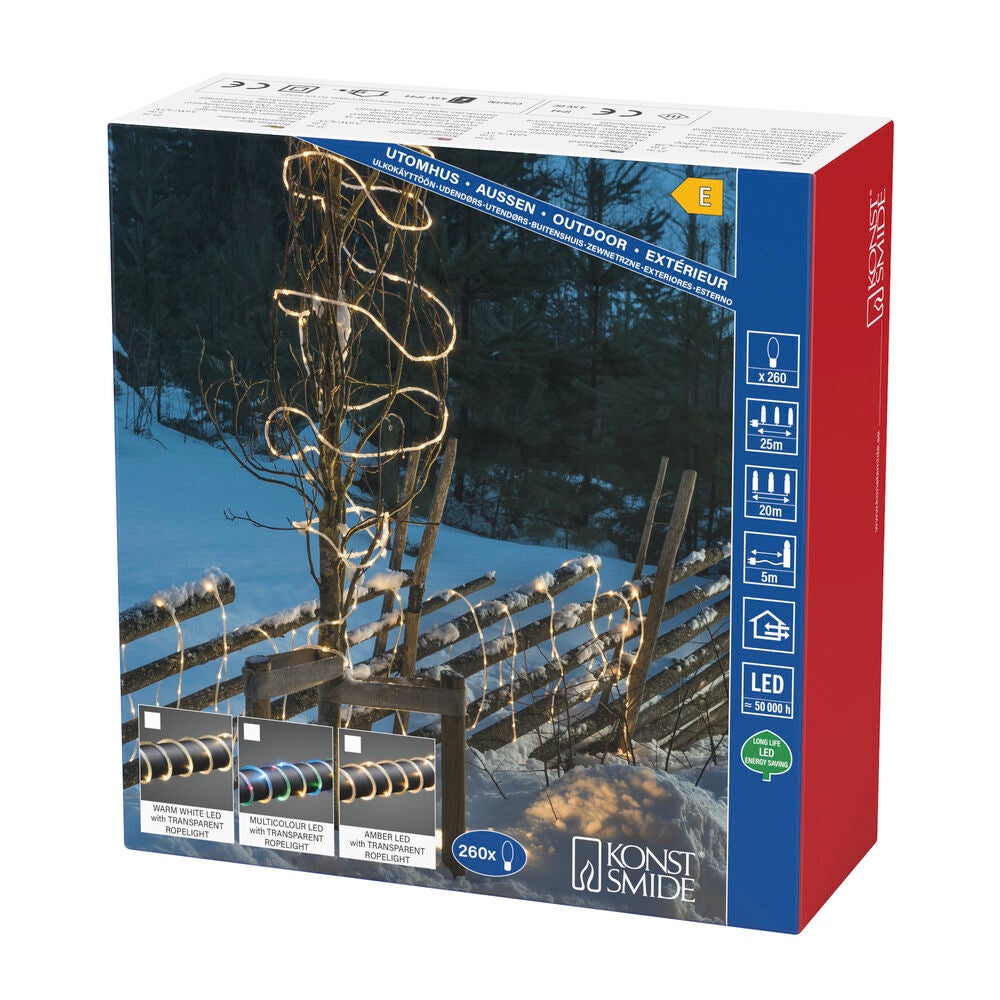 Ljusslang mini 20m 260 LED