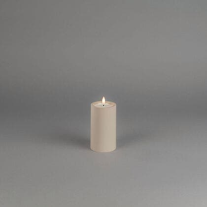 LED Kerze, Kunststoff, mattbei