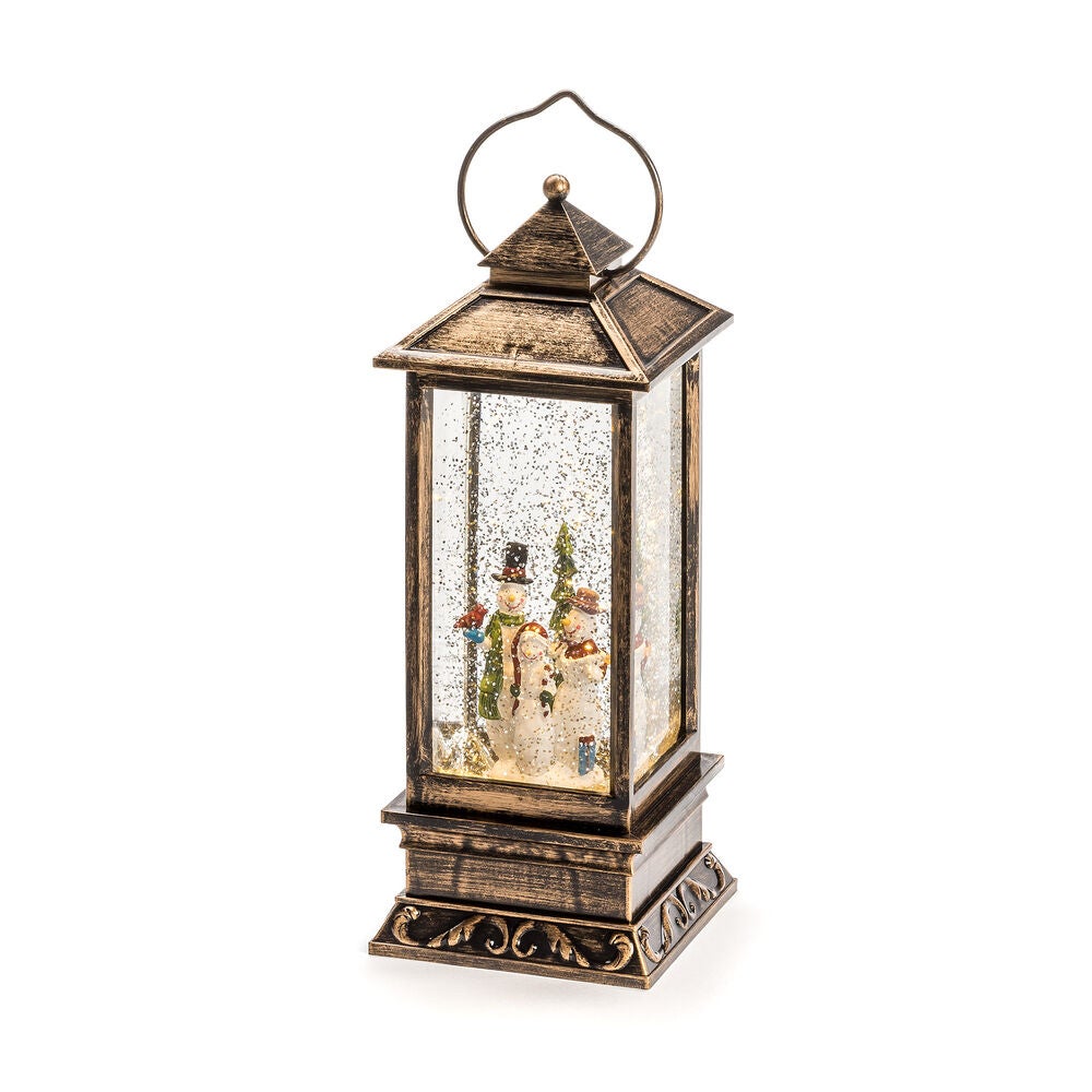 Water Lantern Snowman LED